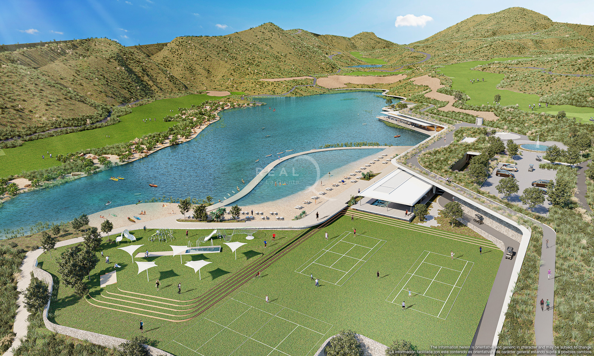 Lake Club View South