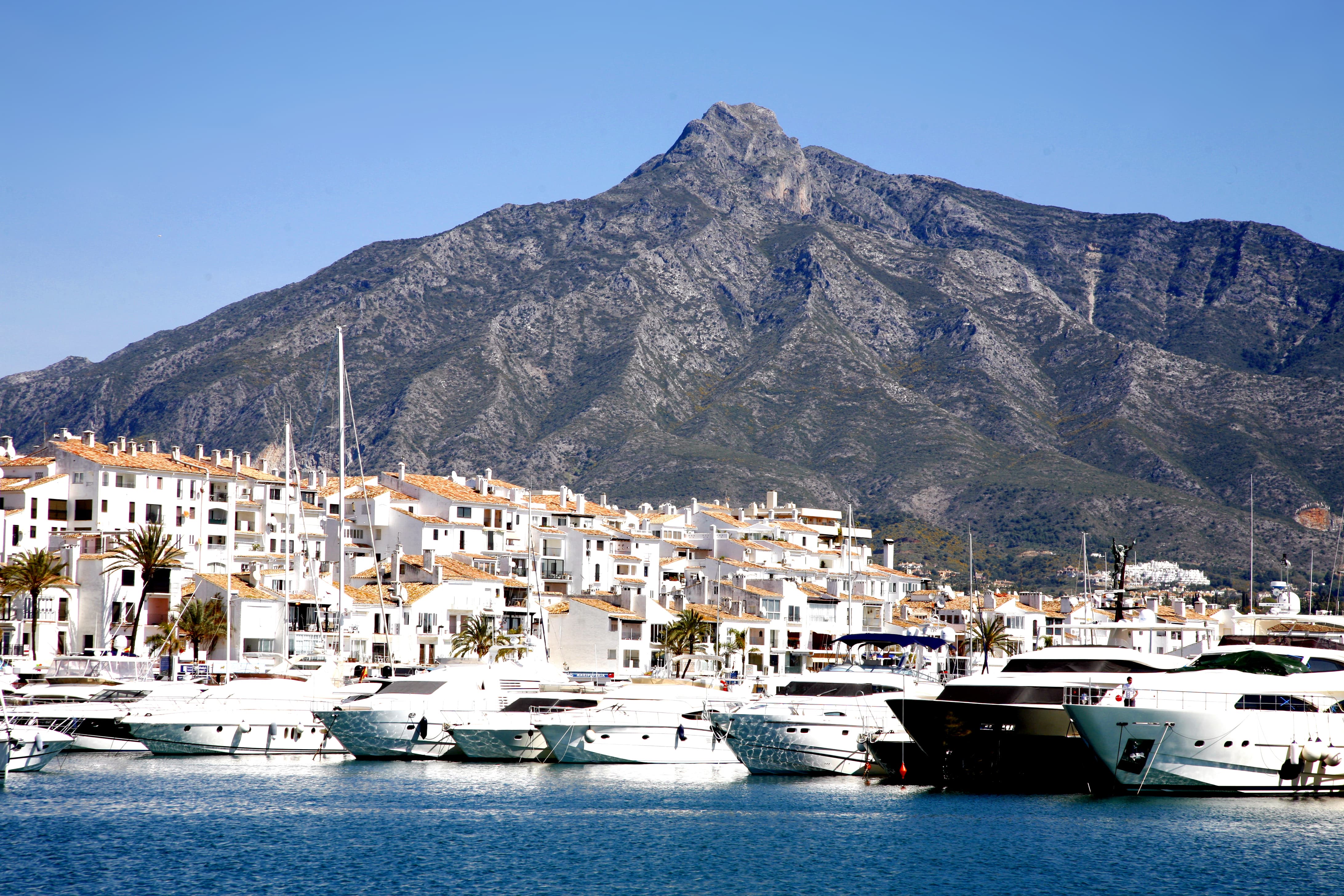 Harbor of Marbella, Spain