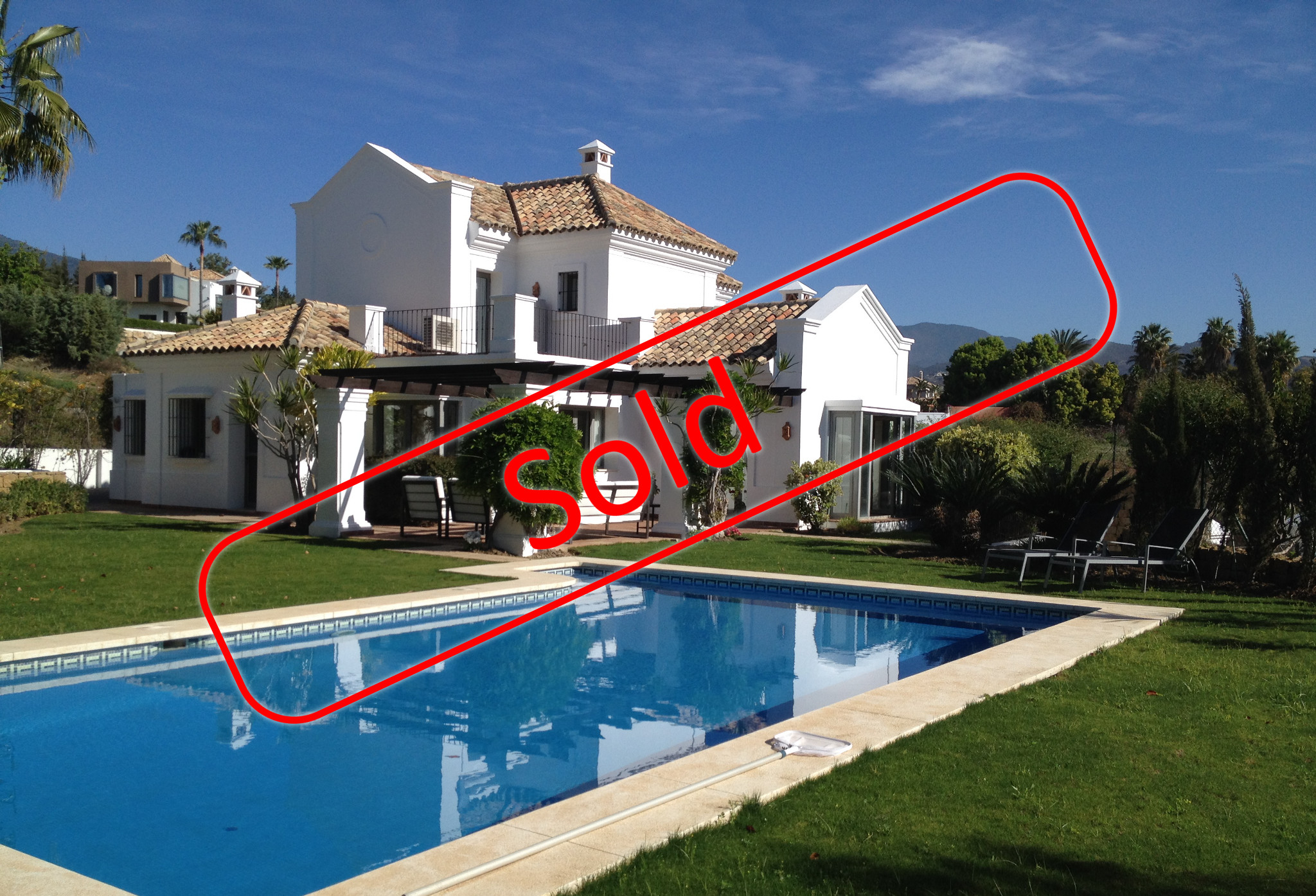 Garden and swimming pool 