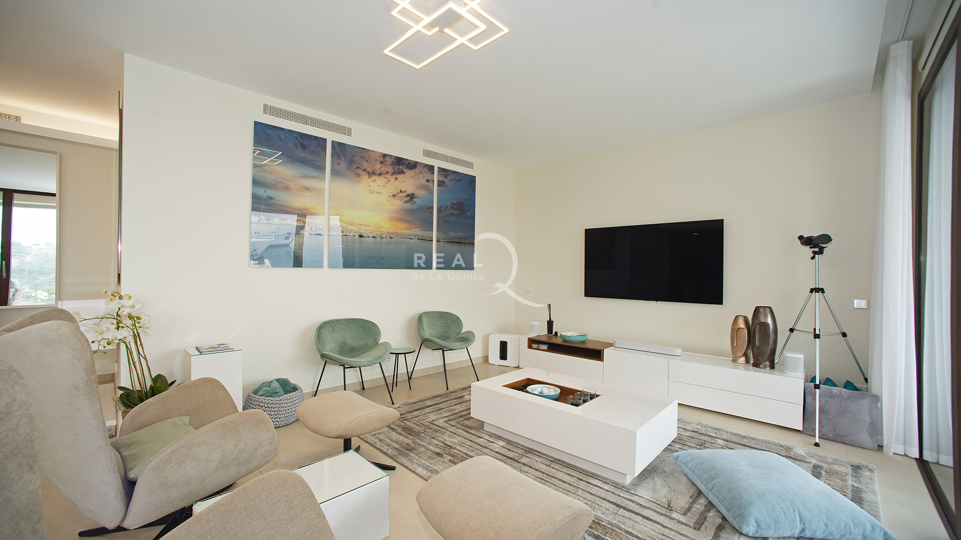 living with gas fireplace
