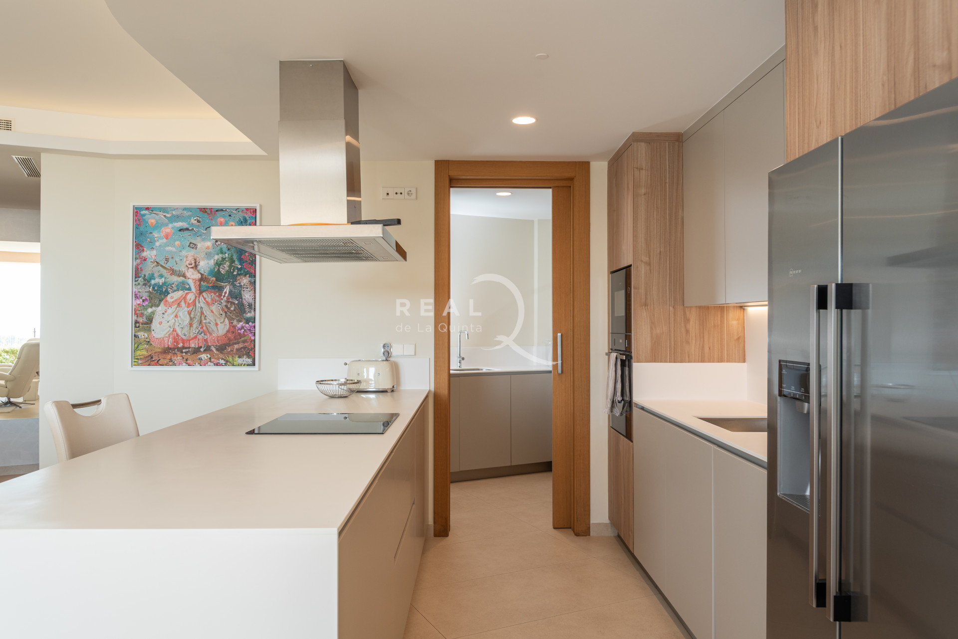 kitchen and laundry room