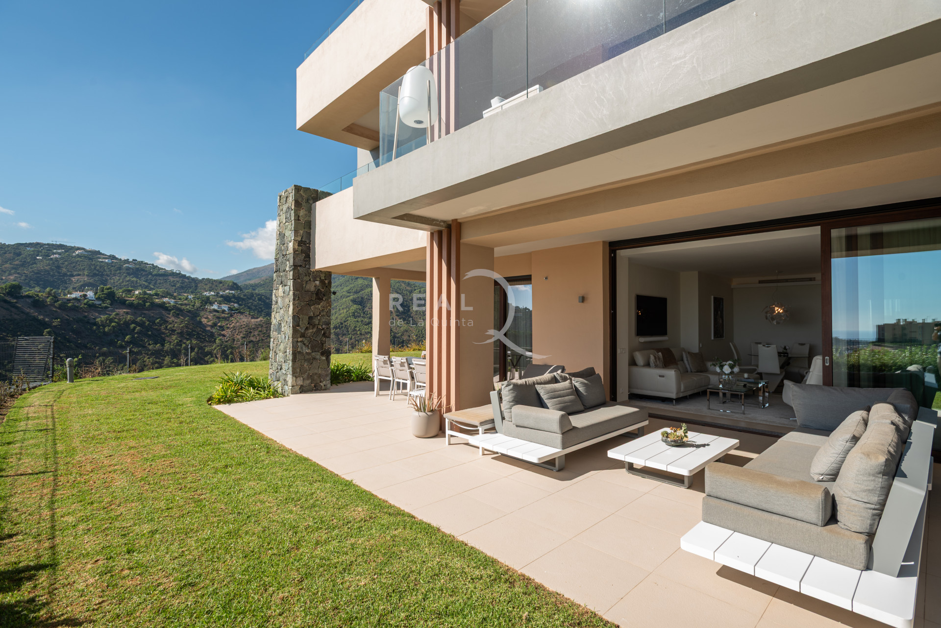 garden and terrace