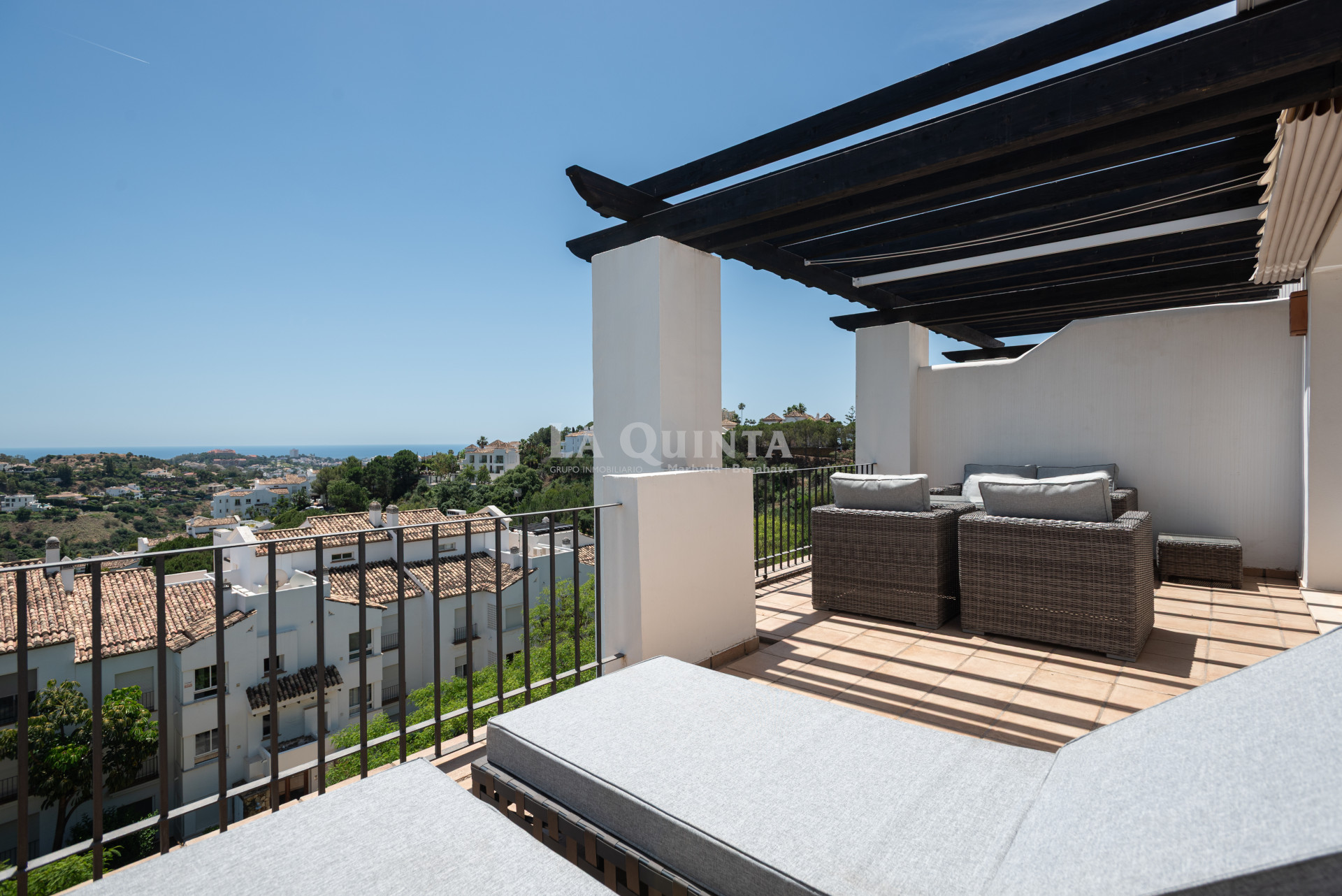 uncovered terrace