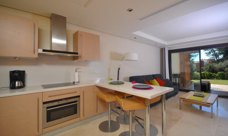 Kitchen and living